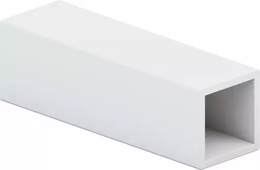 Профиль базовый, 2000 мм белый муар