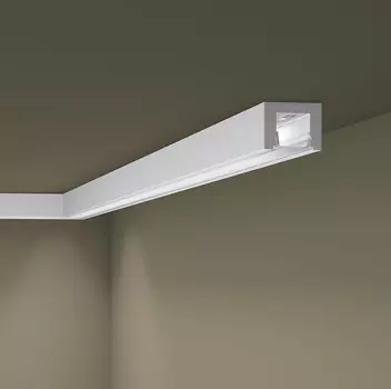 Профиль для скрытого освещения IL12 Wallstyl NMC 25х20х2000 мм