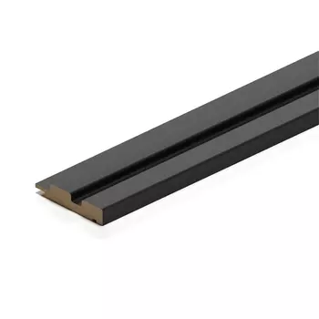 Профиль Финиш МДФ Stella Beats De Luxe Black Lead 2700x77x16 (упак.4шт.)