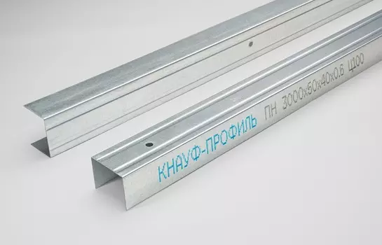 Профиль направляющий Knauf ПН 50х40 мм, 3 м, 0,6 мм