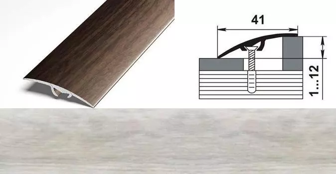 Профиль разноуровневый ламинированный ЛР 06.1800.4801