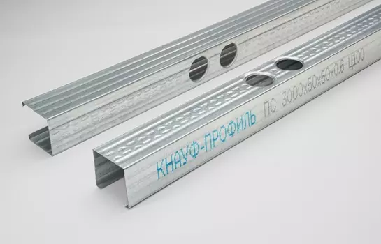 Профиль стоечный Knauf ПС 50х50 мм 3 м 0,6 мм