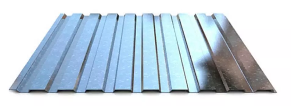 Профнастил МП-20 1150х3000х0,4 мм, цинк