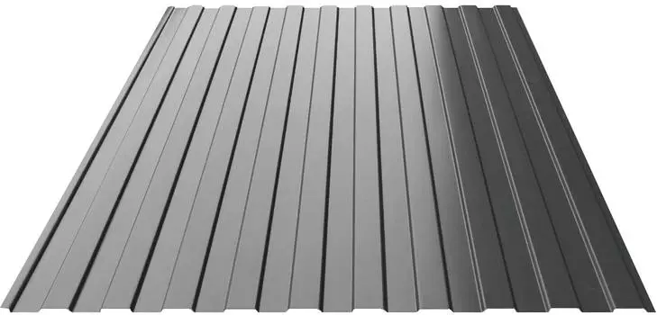 Профнастил С-8, 1.2*2.0 м, графит 0,4 мм, RAL 7024