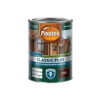 Пропитка-антисептик Pinotex Classic Plus 3 в 1 Палисандр 0,9л