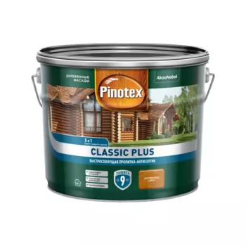 Пропитка-антисептик Pinotex Classic Plus 3 в 1 Лиственница 9л