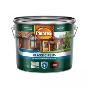 Пропитка-антисептик Pinotex Classic Plus 3 в 1 Палисандр 9л