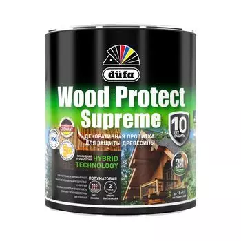 Пропитка "Dufa" WOOD PROTECT Supreme, сибирская лиственница 0.75л