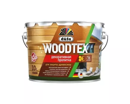 Пропитка "Dufa" WOOD TEX серая 10л