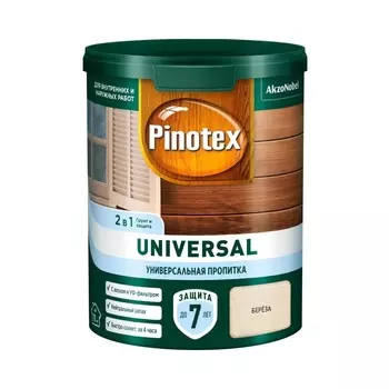 Пропитка Pinotex Universal 2 в 1 Береза 0,9л