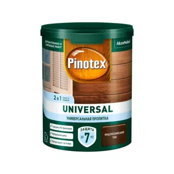 Пропитка Pinotex Universal 2 в 1 Индонезийский тик 0,9л