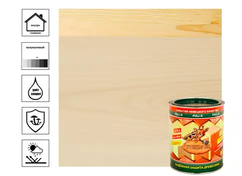 Пропитка ТОНЭРОЛ (1010) белая береза, 0,75л