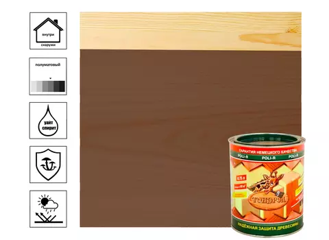 Пропитка ТОНЭРОЛ (8274) орех 0,75л