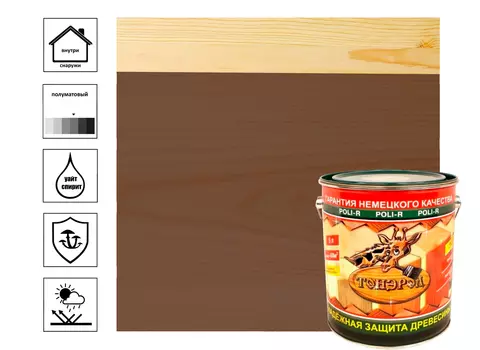 Пропитка ТОНЭРОЛ (8274) орех 2,5л