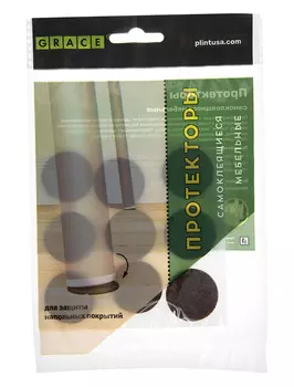 Протекторы фетровые коричневые d=28 мм 2 мм