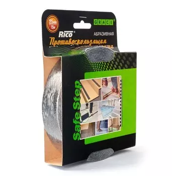 Противоскользящая лента ЧЕРНАЯ (0,8мм х 25мм х 15м)