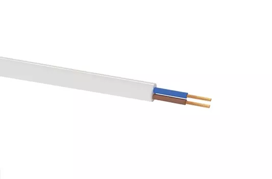 Провод ШВВП 2х0,75 ГОСТ (20м), белый TDM