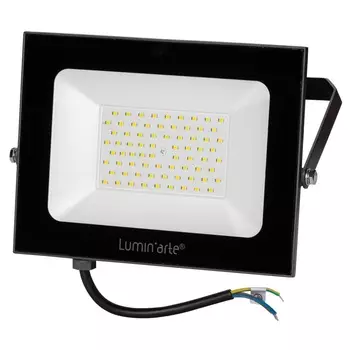 Прожектор светодиодный Lumin`arte LFL-100W/05 100Вт 5700K 7500лм черный IP65
