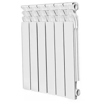 Радиатор алюминиевый ОАЗИС 6 секций, 500/70/6