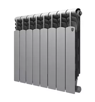Радиатор Royal Thermo Revolution Bimetall 500 2.0/Silver Satin – 8 секц.