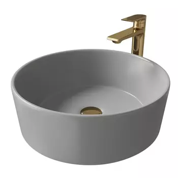 Раковина GR-3013GM (400*400*120) СЕРАЯ МАТОВАЯ