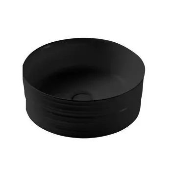 Раковина GR-3025BM (405*405*180) ЧЕРНАЯ МАТОВАЯ