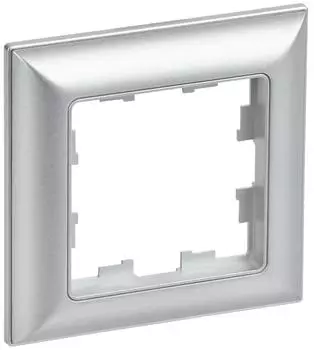 Рамка 1-местная IEK BRITE РУ-1-Бр серая