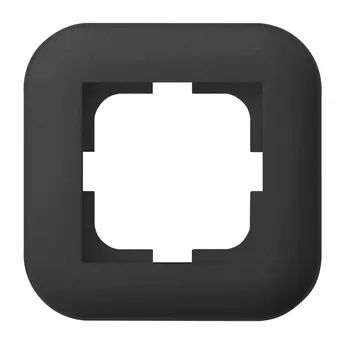 Рамка 1-местная OVIVO Loft черный металлик