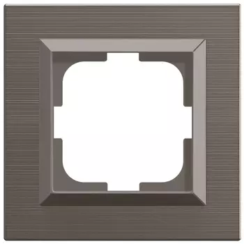 Рамка 1-местная OVIVO Quantum рифленая, медь