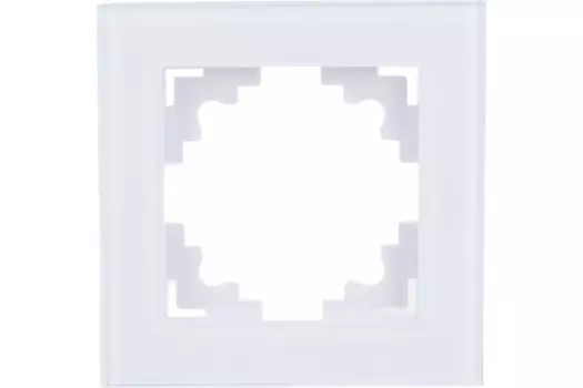 Рамка 1-местная, серия Катрин, GFR00-7001-01, белый
