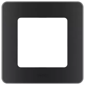 Рамка 1-постовая Legrand INSPIRIA антрацит