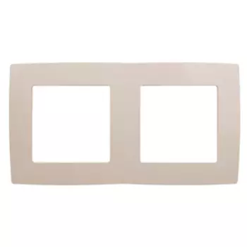 Рамка 2-местная Эра 12-5002-02 слоновая кость