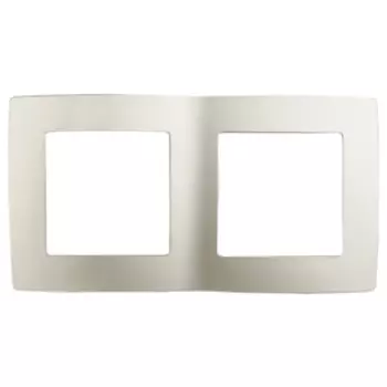 Рамка 2-местная Эра 12-5002-15 перламутр