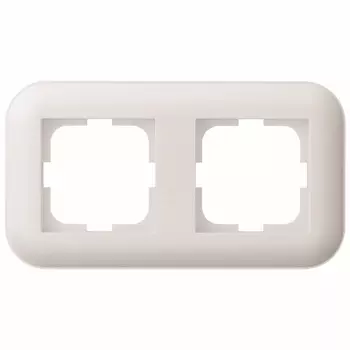 Рамка 2-местная OVIVO Loft белая