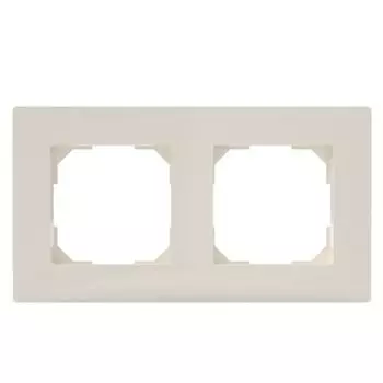 Рамка 2-местная TOKOV ELECTRIC Pixel TKE-PX-RM2-C02 универсальная бежевая