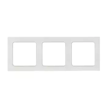 Рамка 3-местная EKF Стокгольм белая