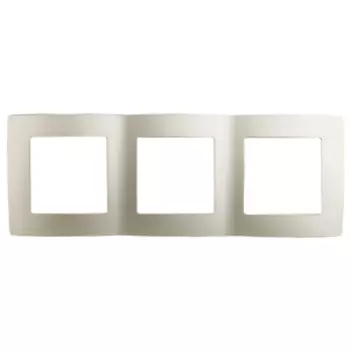 Рамка 3-местная Эра 12-5003-15 перламутр