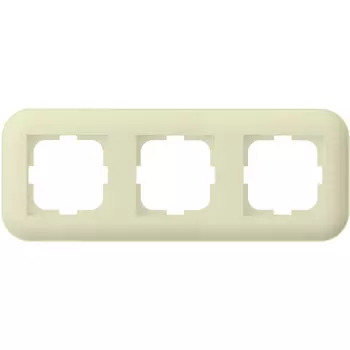 Рамка 3-местная OVIVO Loft кремовая