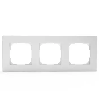 Рамка 3-местная TOKOV ELECTRIC Pixel TKE-PX-RM3-C01 универсальная белая