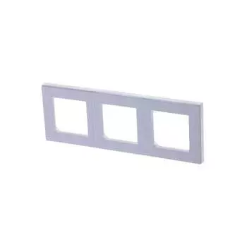 Рамка 3-постовая ABB Levit белый/ледяной 2CHH015030A6001