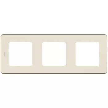 Рамка 3-постовая Legrand INSPIRIA слоновая кость
