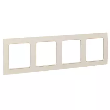 Рамка 4-местная EKF Стокгольм белая