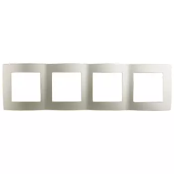 Рамка 4-местная Эра 12-5004-15 перламутр