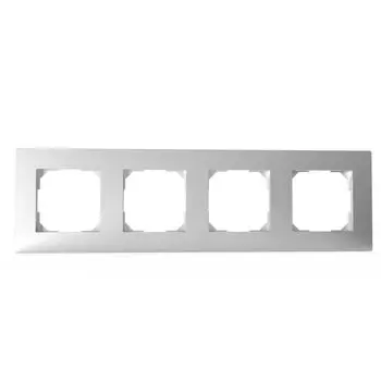 Рамка 4-местная TOKOV ELECTRIC Pixel TKE-PX-RM4-C03 универсальная алюминиевая