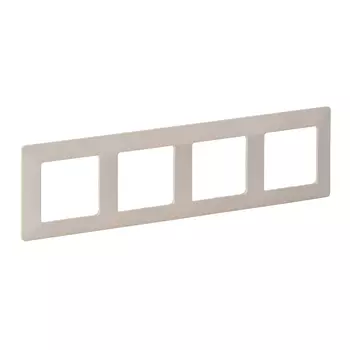 Рамка 4 поста Legrand Valena Life слоновая кость