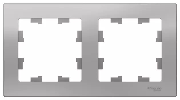 Рамка ATLASDESIGN 2-постовая универсальная, алюминий