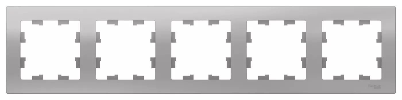 Рамка ATLASDESIGN 5-постовая, универсальная, алюминий