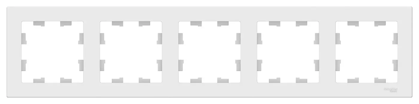 Рамка ATLASDESIGN 5-постовая универсальная, белый