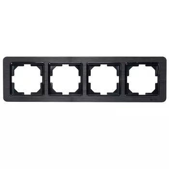 Рамка четверная Lavin ARVIA, цвет черный