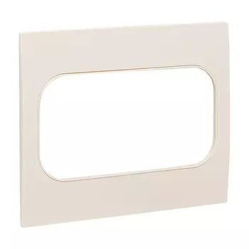 Рамка для розетки EKF Стокгольм 2-местная белая